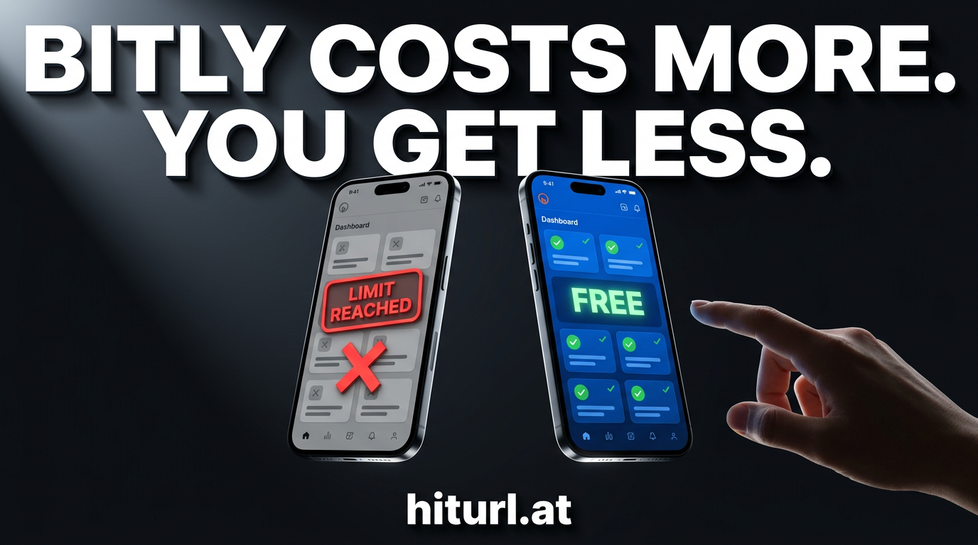 Bitly vs HitURL: Honest Comparison for 2026 (Features, Pricing, Free Tier)