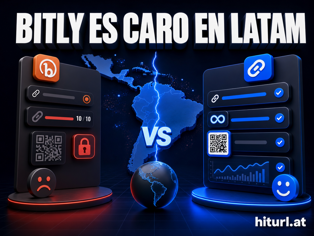 Bitly vs HitURL: ¿Cuál es el mejor acortador de enlaces gratuito en LATAM?