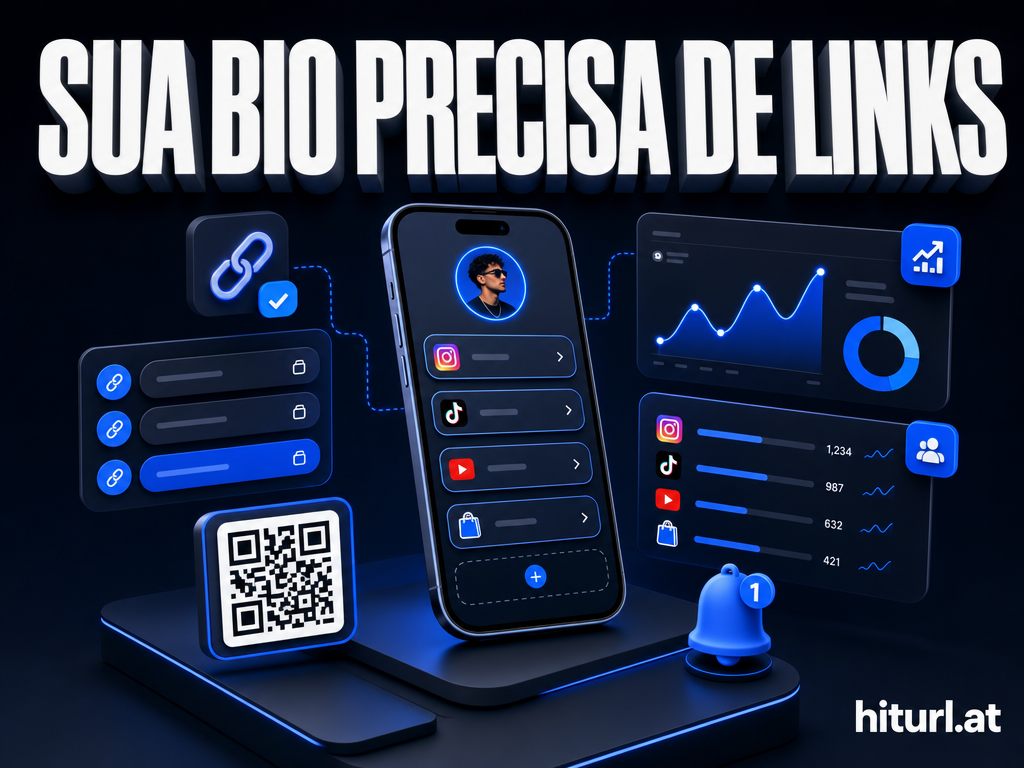 Como criar página de links para Instagram e TikTok tipo Linktree (Grátis 2026)