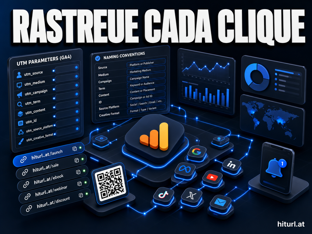 Como usar tags UTM no Google Analytics 4 para rastrear links curtos
