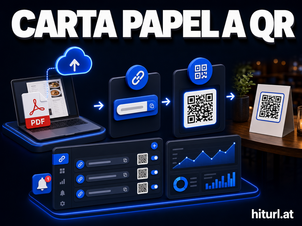 Cómo convertir una carta o menú PDF en QR dinámico para restaurante