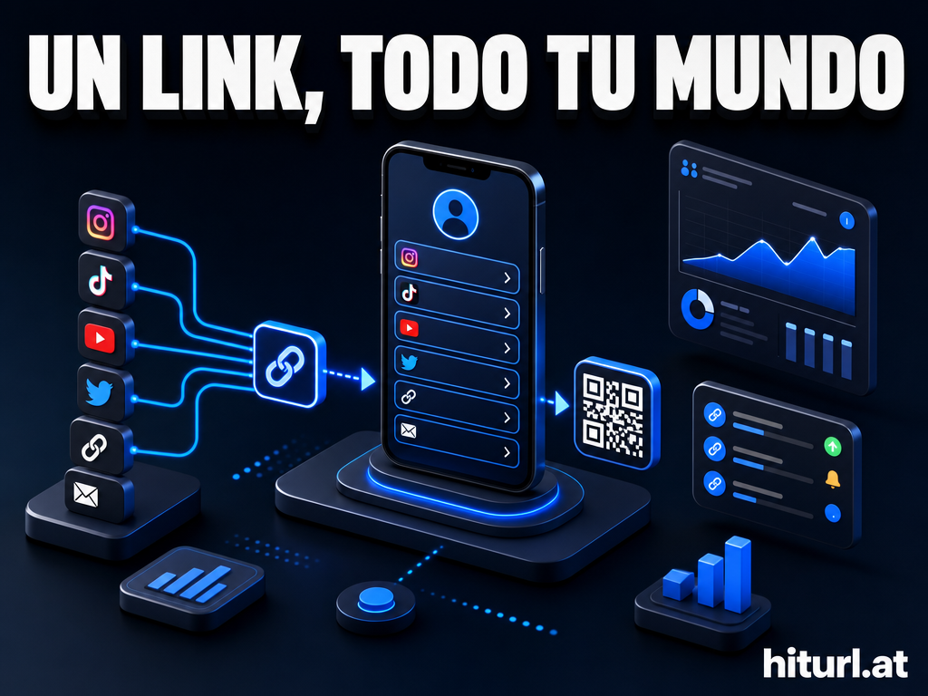 Cómo crear un link en bio gratis para Instagram con HitURL (Guía 2026)