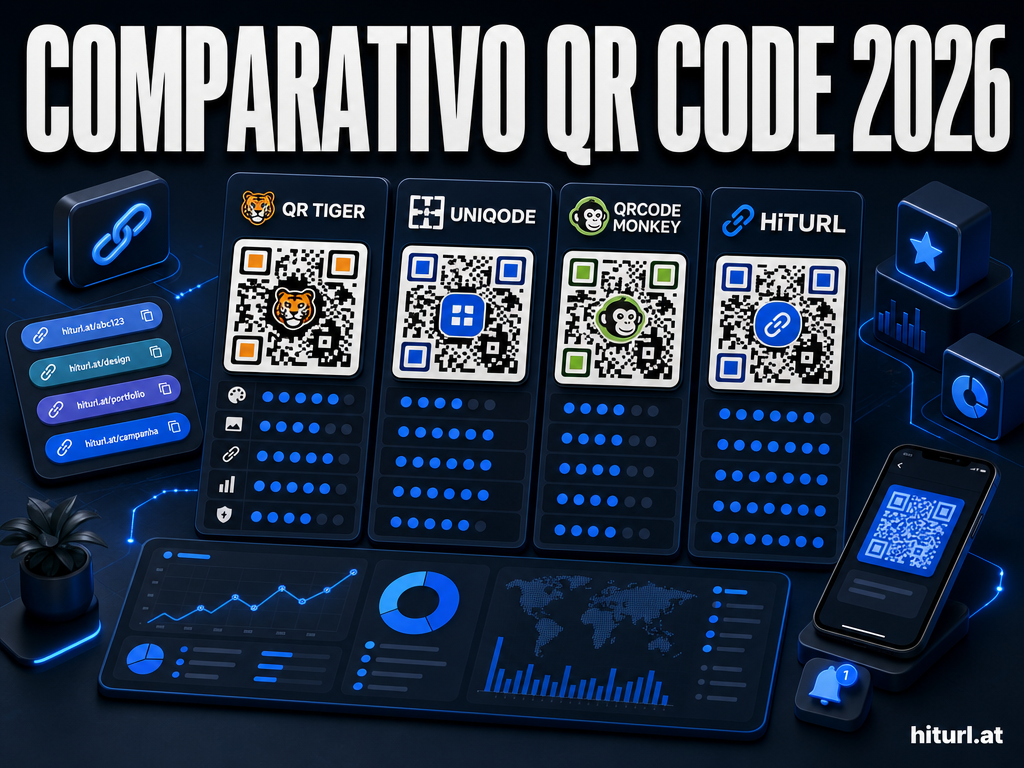 Gerador de QR Code dinâmico com logo: Comparativo das melhores ferramentas em 2026