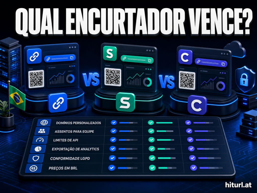 HitURL vs Short.io vs Cuttly: Qual o melhor encurtador de links para empresas?