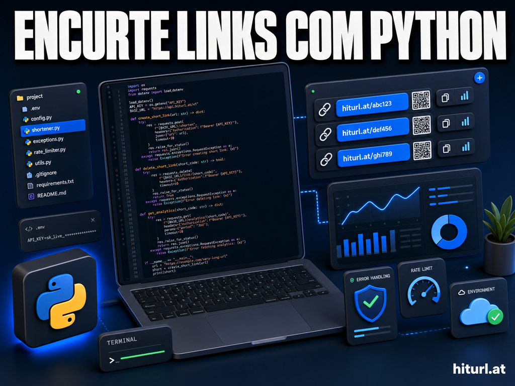 Como integrar a API de um encurtador de URL em Python (Passo a Passo)