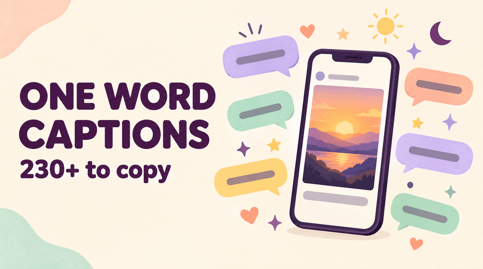 230+ One Word Captions for Instagram (Hindi, Hinglish)