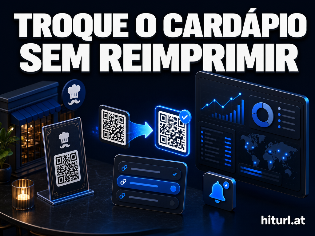 QR Code Dinâmico para Cardápio: Como mudar o link sem precisar imprimir