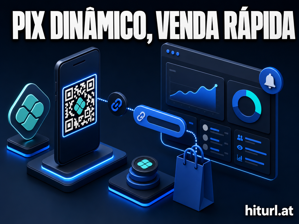 Como usar QR Code Pix dinâmico integrado a links curtos para vendas rápidas