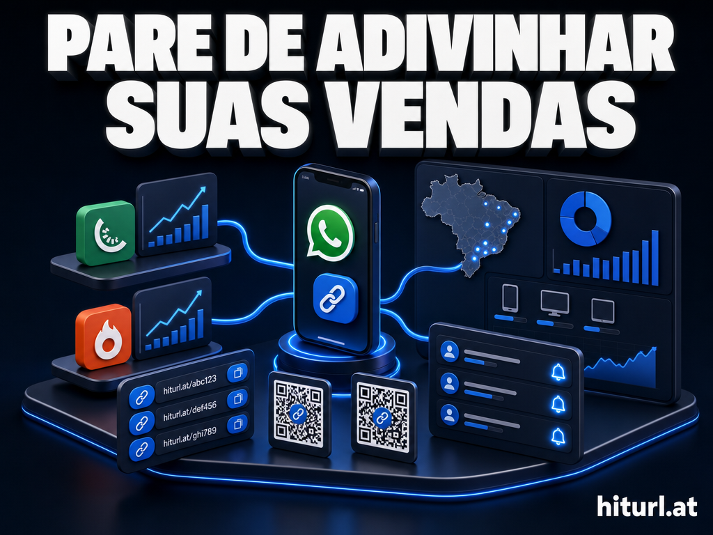 Como rastrear vendas do Kiwify e Hotmart usando links curtos no WhatsApp