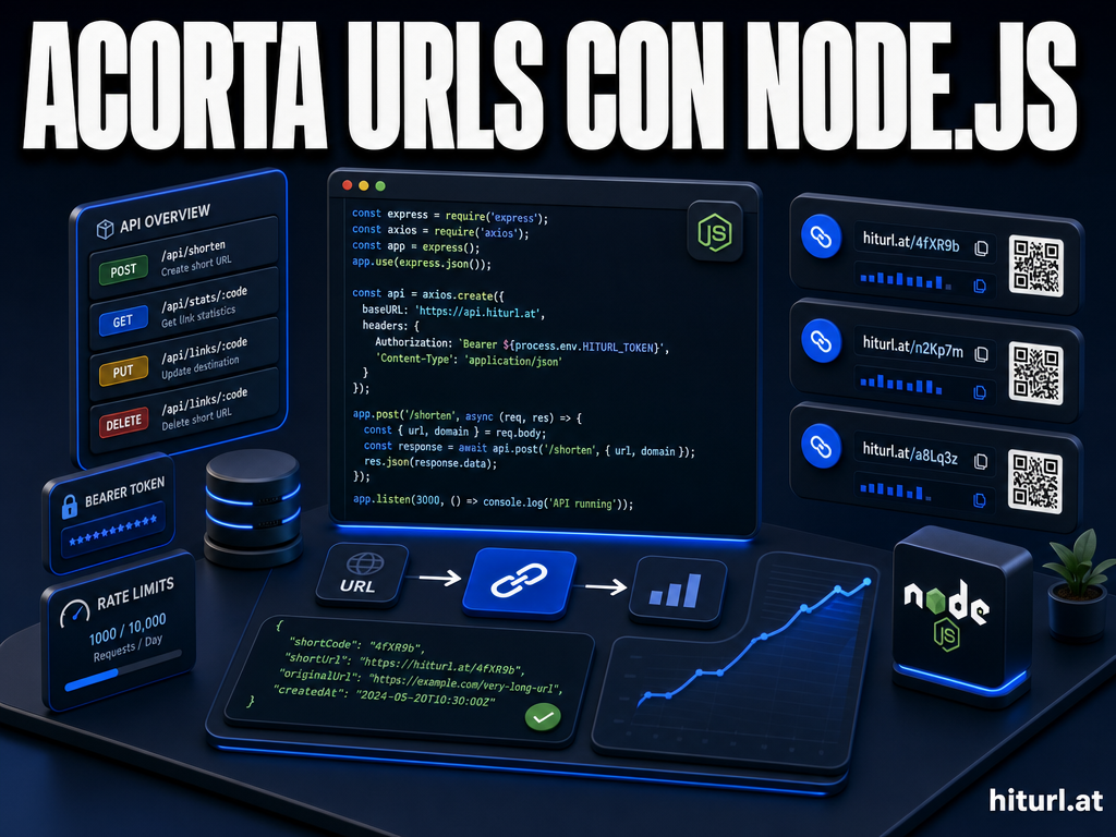 Tutorial API: Cómo acortar URLs en Node.js y Express paso a paso